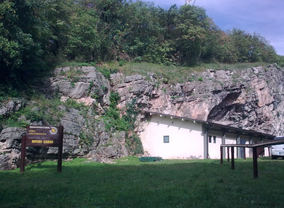 The Riparo Gaban near Trento